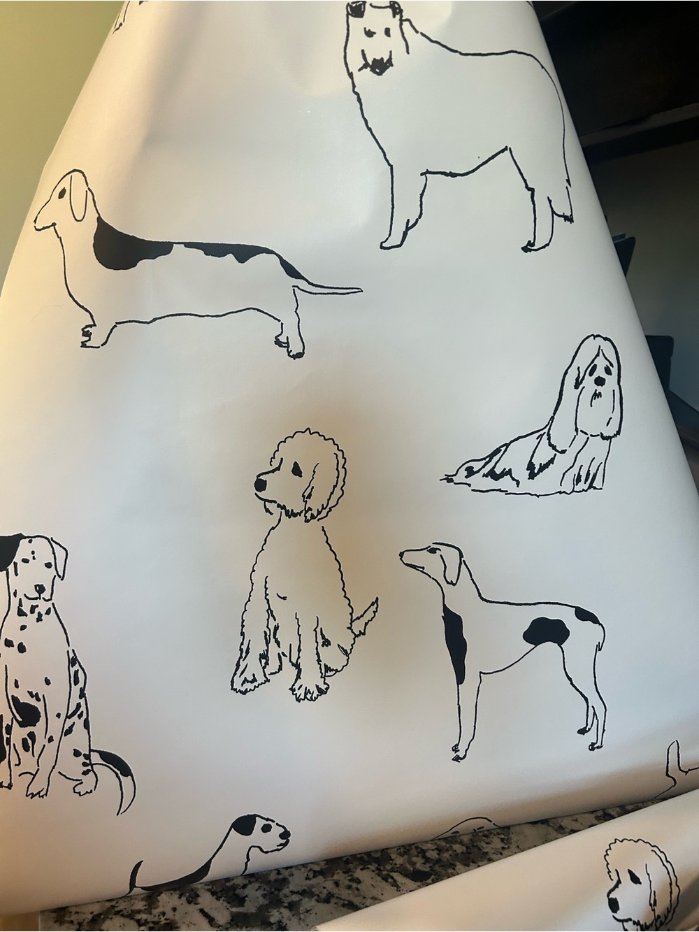 Dog Pattern Wallpaper - Picture 2 of 4